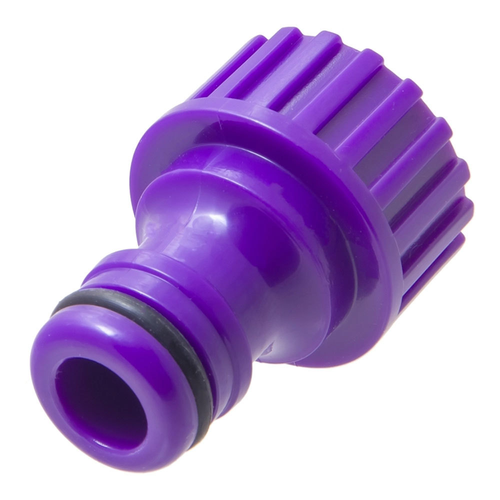 original-28574.jpg Штуцер 1/2 для соединения шлангов MasterProf внутренняя резьба пластиковый (ДС.070867) — изображение 1