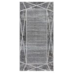 Ковер 1,6х2,3 м прямоугольный Nirvana темно-серый