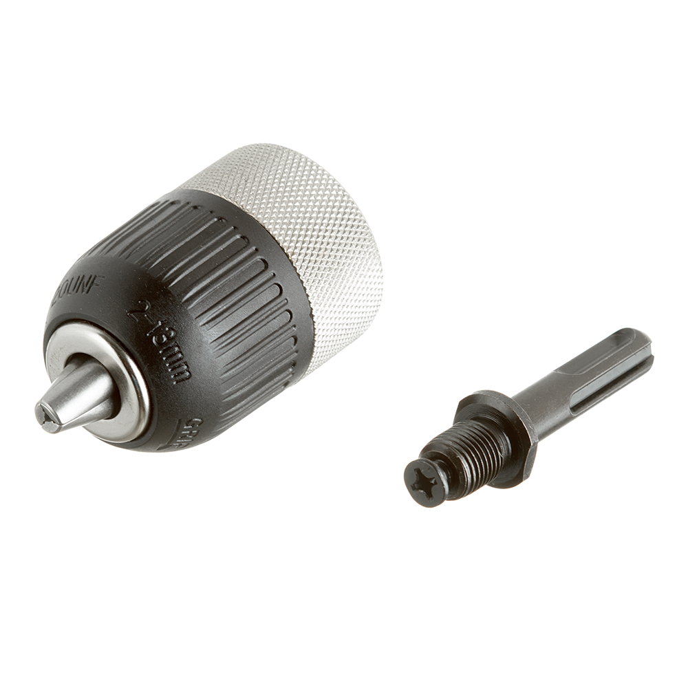 original-28800.jpg Патрон для дрели Практика (031-006) бесключевой 1/2" 13 мм с переходником SDS-plus — изображение 1