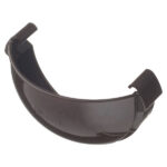 Заглушка желоба Docke Lux пластиковая d140 мм шоколад RAL 8019