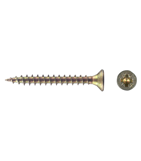 original-29121.jpg Саморезы универсальные 30x3,5 мм желтые (200 шт.) — изображение 1