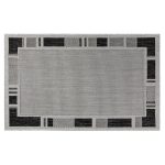 Ковер 1,2х1,7 м прямоугольный Side серый безворсовый