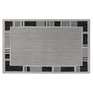 Ковер 1,2х1,7 м прямоугольный Side серый безворсовый