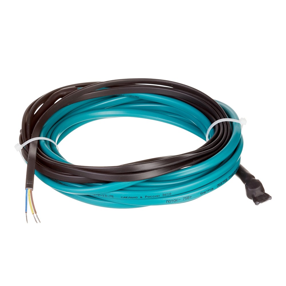 original-29431.jpg Кабель греющий для труб Spyheat 75 Вт 6 м со встроенным термостатом (SHFD-13-75) — изображение 1