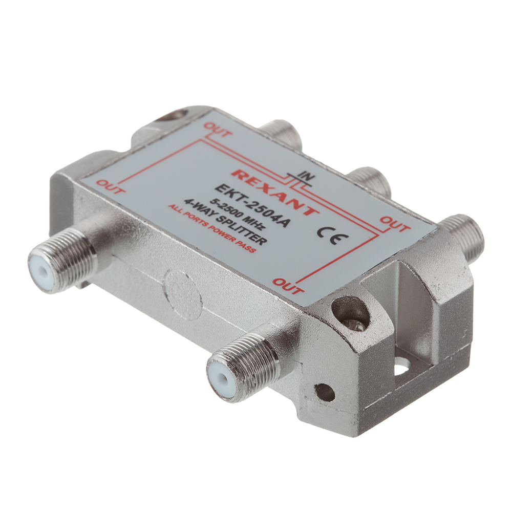 original-2951.jpg ТВ делитель Rexant Спутник 4 F-выхода (05-6203) — изображение 1