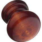 Ручка-кнопка красное дерево