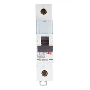 Автоматический выключатель модульный Legrand TX3 1P 50А тип C 6 кА 230 В (404033)
