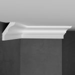 Плинтус потолочный из экополимера ударопрочный 55х39х2000 мм Stenopol C7112