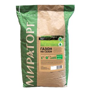 Семена газонной травы Газон на сезон Мираторг 5 кг