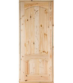 Блок дверной ДФГ 21-7 600х2000 мм массив без покрытия глухой