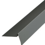 Планка торцевая для гибкой черепицы Grand Line 100х65 мм 2 м серая RAL 7005