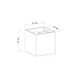 Светильник светодиодный садово-парковый настенный Arte Lamp Rullo белый 4200К 6 Вт IP65 (A1714AL-2WH)