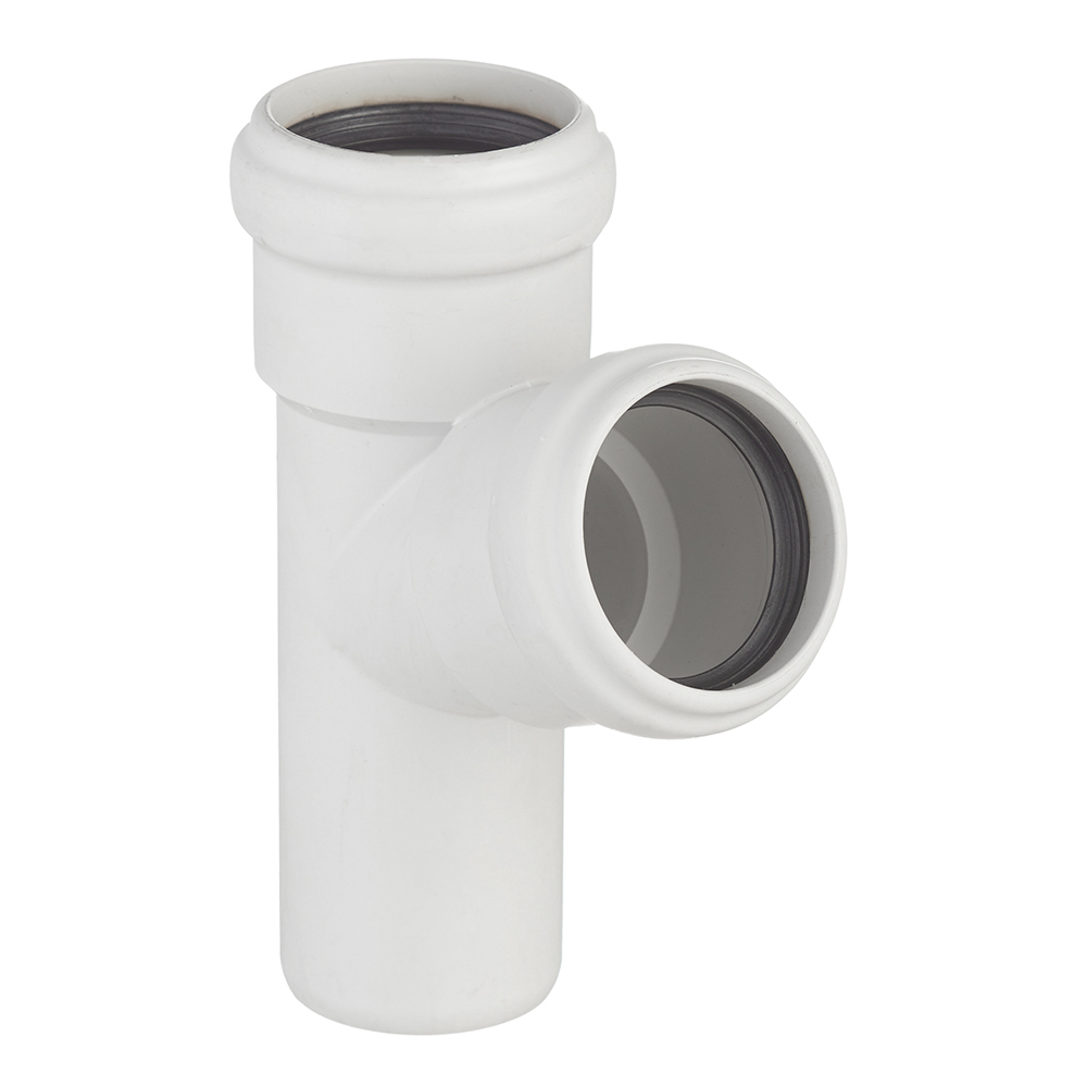 original-30488.jpg Тройник Ostendorf SKEA d58х58 мм 67° пластиковый бесшумный для внутренней канализации (332300) — изображение 1