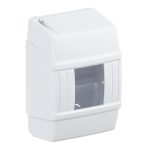 Щит распределительный навесной Makel ЩРН-П-2/4 пластиковый IP40 125х80х45 мм 4 модуля белый