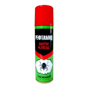Средство для защиты от клещей аэрозоль Рефтамид Таежный 145 мл