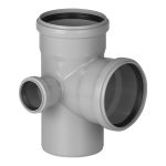 Крестовина Ostendorf HTEDL d110х110х50 мм 87° пластиковая для внутренней канализации (115950)