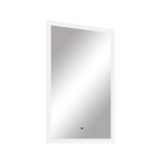 Зеркало с подсветкой прямоугольное 50х80 см бесконтактный сенсор Comforty Морон (00-00014171CF)