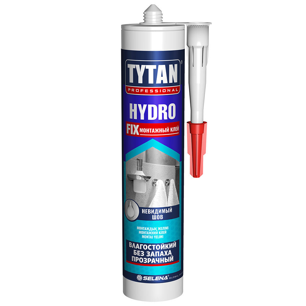 original-30808.jpg Клей монтажный акриловый Tytan Hydro Fix прозрачный 310 мл — изображение 1
