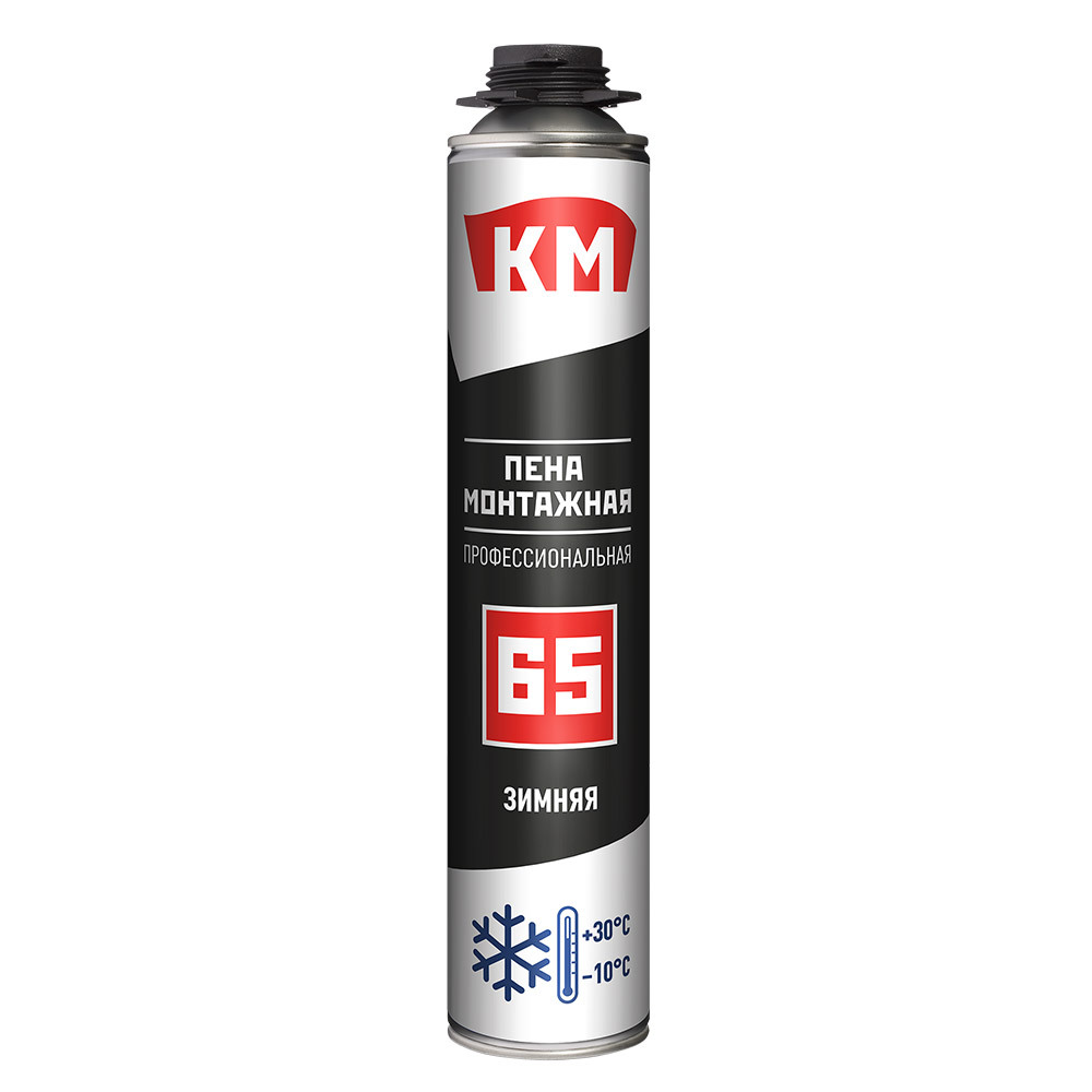 original-31148.jpg Пена монтажная профессиональная КМ 65 зимняя 860 мл — изображение 1