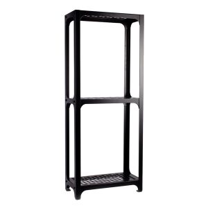 Этажерка для ванной Ulitka 750х300х150 мм металл черная (74104099/27571)