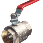 Кран шаровой латунный Valtec Base 1 1/2 ВР(г) х 1 1/2 ВР(г) ручка прямой (VT.214.N.08)