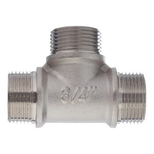 Тройник Valtec 3/4 НР(ш) х 3/4 НР(ш) х 3/4 НР(ш) латунный (VTr.131.N.0005)