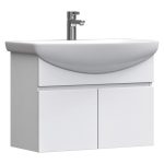 Тумба под раковину Vigo Wing 70 см подвесная белая (tp.WIN.BAL.70.2D белый)