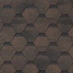 Черепица гибкая Шинглас Финская соната коричневая 3 кв.м