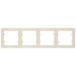 Рамка Hegel Master четырехместная слоновая кость (Р404-01)