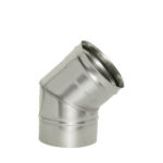 Отвод Дымок 45° х d120 мм без изоляции AISI 439