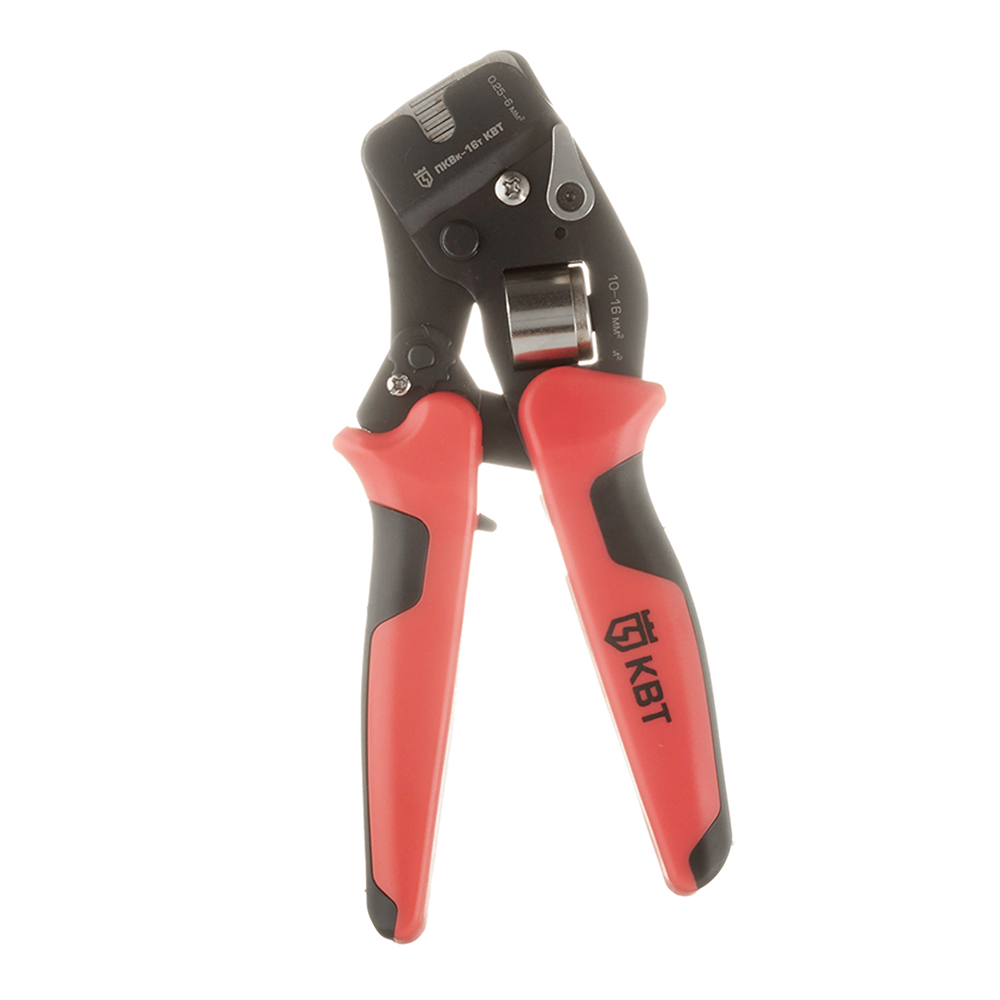 original-31644.jpg Пресс-клещи КВТ ПКВк-16т для обжима втулочных наконечников 0,25-16 кв.мм (74595) — изображение 1