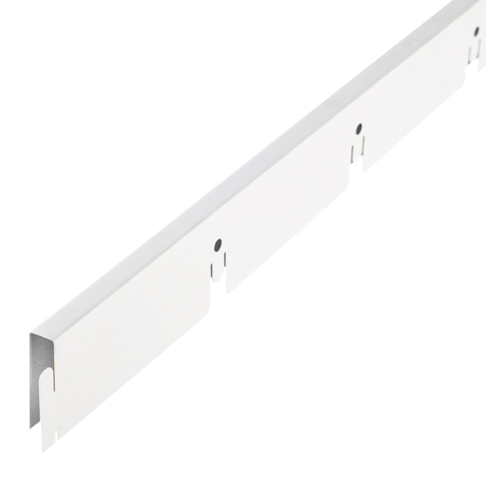 original-31666.jpg Элемент для потолка грильято 100х100х40х10 мм направляющая 1,2 м белый матовый — изображение 1