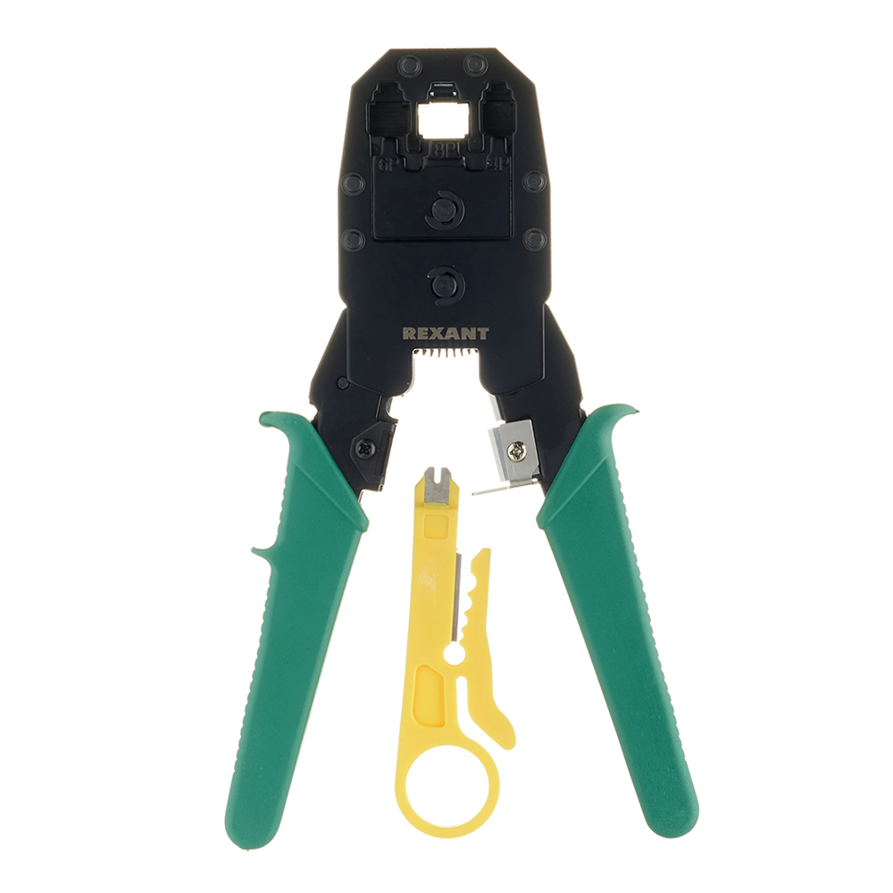 original-31671.jpg Пресс-клещи Rexant для обжима RJ разъемов 8P8C/6P4C/6P4C/6P2C/4P4C (12-3441) — изображение 1