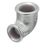 Угол переходный Gebo Platinum (90-22V) 3/4 ВР(г) х 1/2 ВР(г) чугунный оцинкованный