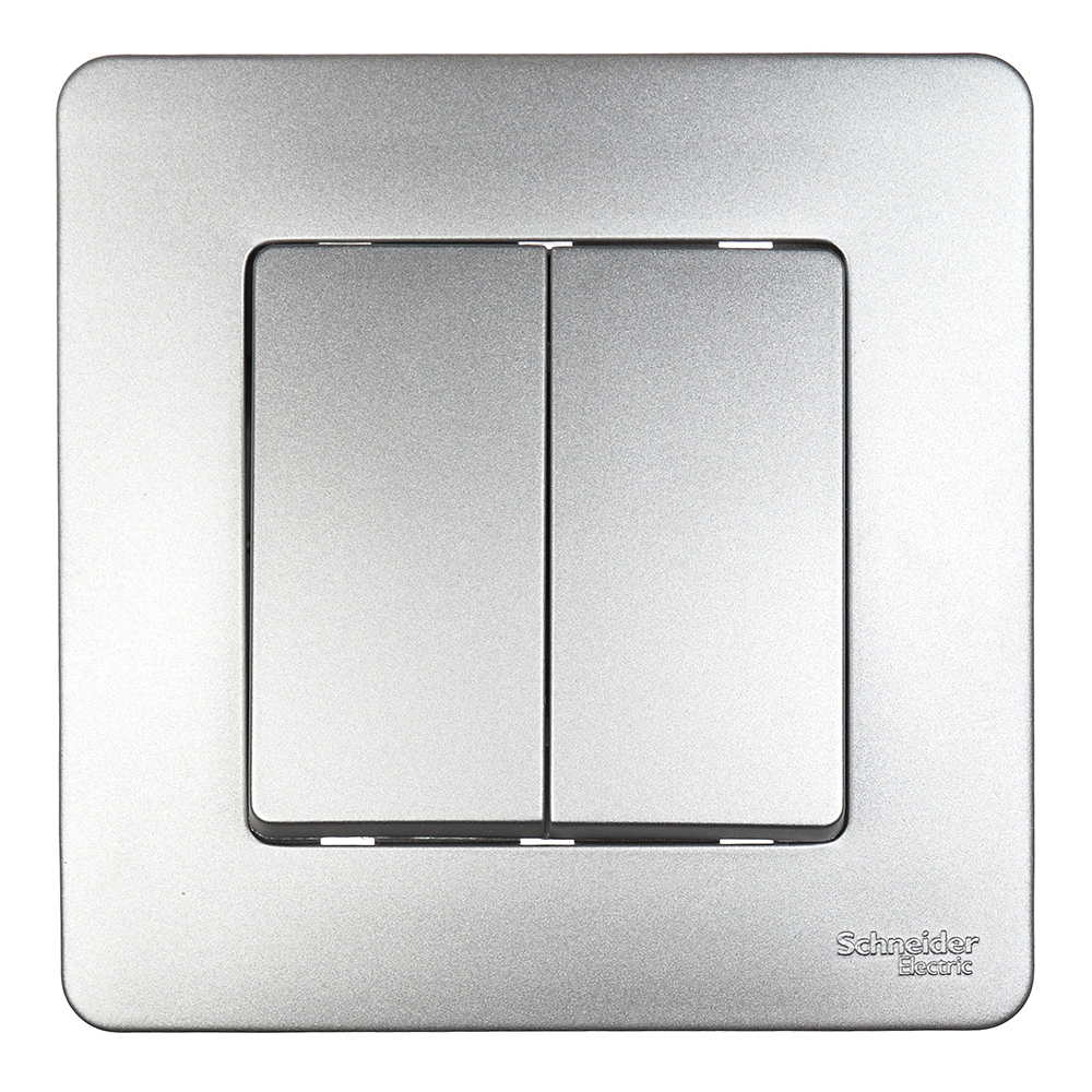 original-31789.jpg Переключатель Systeme Electric Blanca встраиваемый алюминий (BLNVS106603) — изображение 1