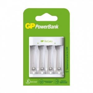 Зарядное устройство GP Batteries PowerBank 5 В (GP E411-2CRB1/E411CS-2CR1)