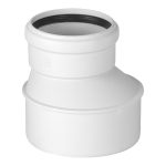Переходник Ostendorf SKR d160х110 мм пластиковый эксцентрический бесшумный для внутренней канализации (337710)