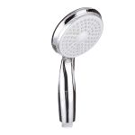 Лейка для душа Lemark d100 мм 1 режим без шланга пластик хром (LM8001C)