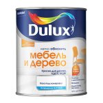Краска Dulux/Luxium Мебель и Дерево основа BW белая матовая 0,75 л