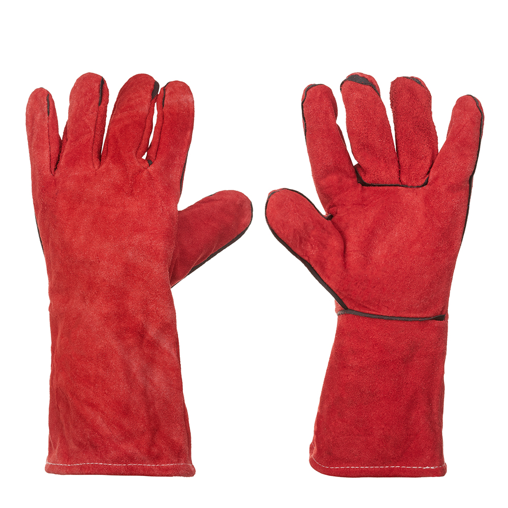 original-32332.jpg Краги спилковые для сварщика Hesler красные 14 (XL) — изображение 1