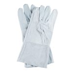 Краги спилковые для сварщика Металлург серые 10 (XL)