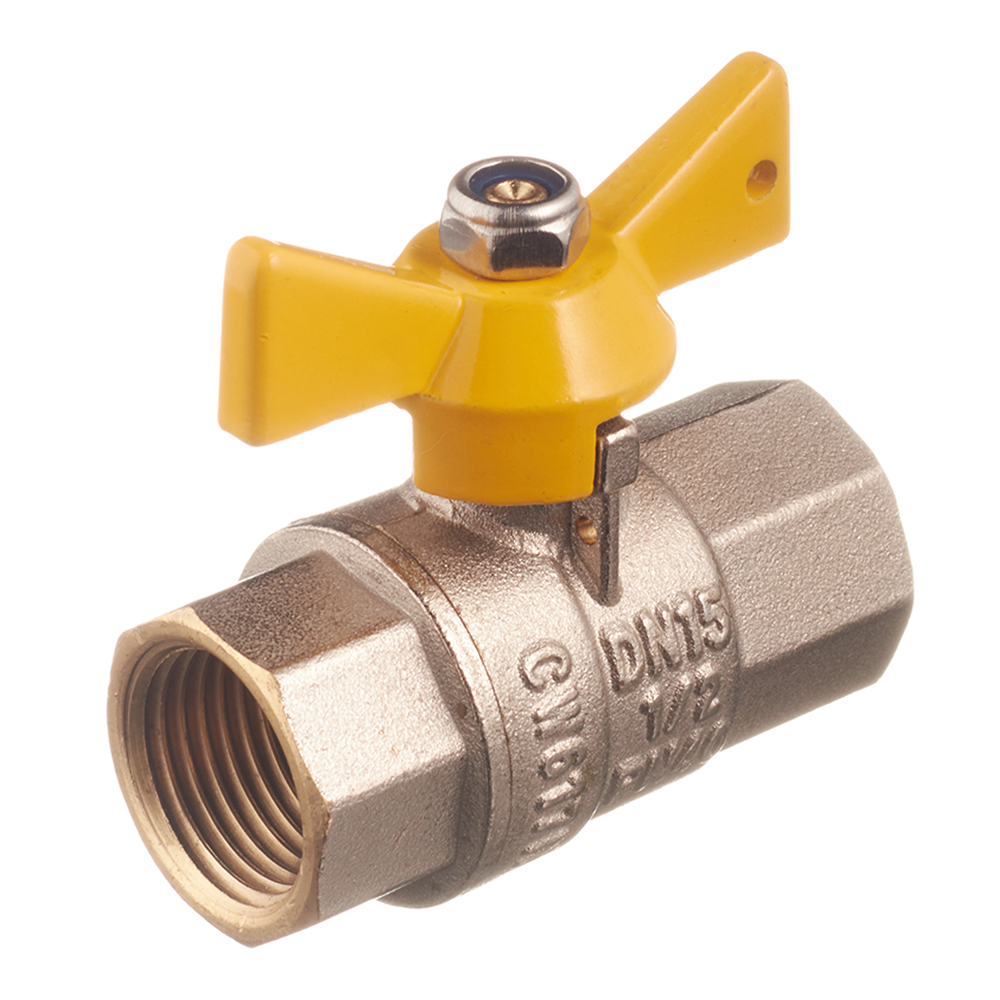 original-32367.jpg Кран шаровой газовый Valtec 1/2 ВР(г) х 1/2 ВР(г) бабочка (VT.277.N.04) — изображение 1