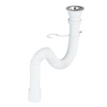 Сифон для раковины и мойки Wirquin Pro 1 1/2х40 мм с выпуском d70 мм с соединением 40/50 мм (30717985)