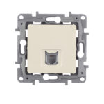 Розетка телефонная Legrand Etika встраиваемая слоновая кость RJ11 (672340)