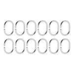Кольца для штор Fora пластиковые хром (12 шт.)