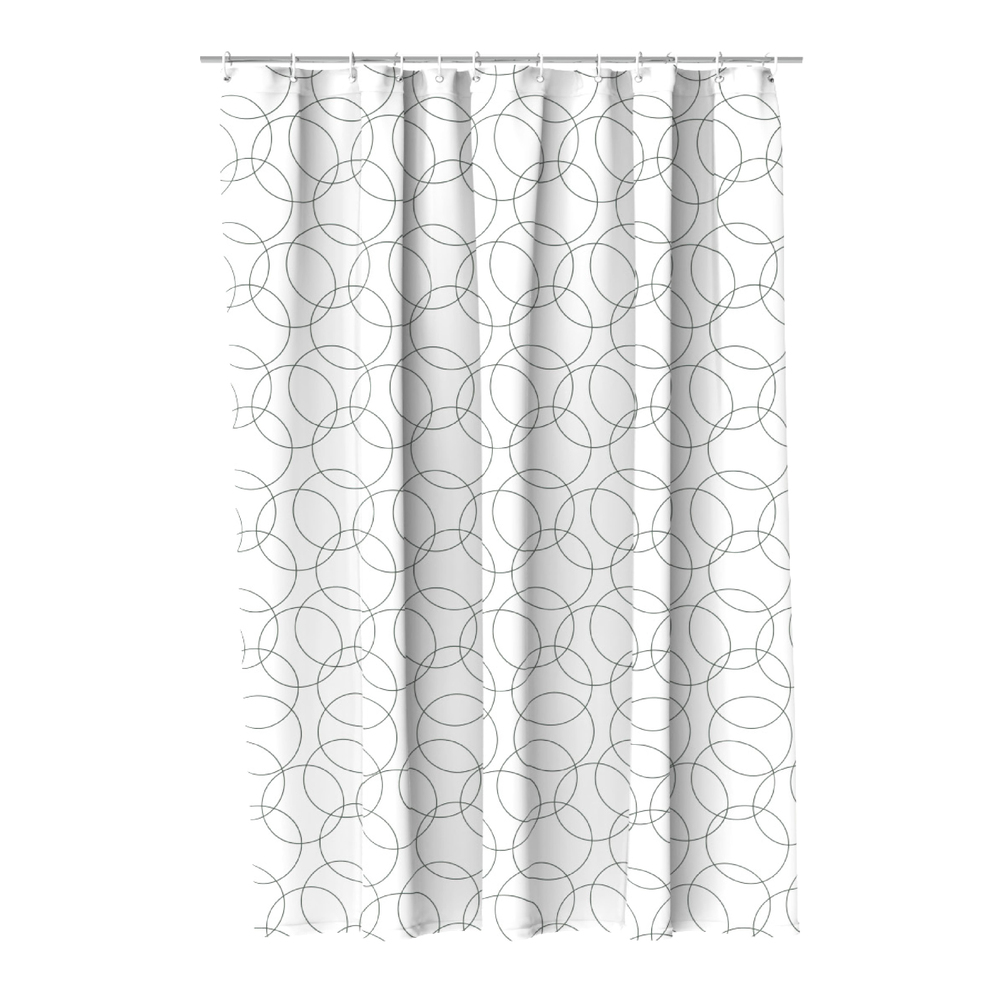 original-32559.jpg Штора для ванны Fora Мигнонет 1800х1800 мм полиэстер белая (FOR-OL04) — изображение 1