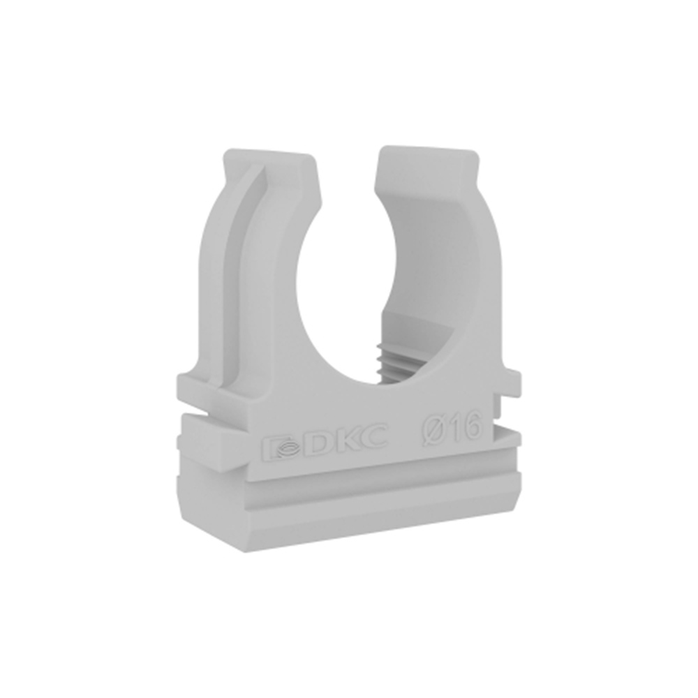 original-32585.jpg Крепеж-клипса для прямого монтажа труб 16 мм DKC серая (100 шт.) (51016M) — изображение 1