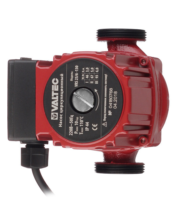 original-32798.jpg Циркуляционный насос для систем отопления Valtec 25-60 DN25 подъем 6 м 130 мм с гайками (VRS.256.13.0) — изображение 1