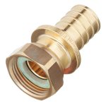 Соединитель прямой Stout 25 мм х 3/4 ВР(г) с накидной гайкой латунный (SFA-0019-002534)