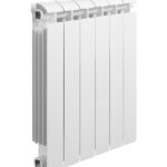 Радиатор биметаллический Global Style Extra 500 мм 6 секций 1" боковое подключение белый